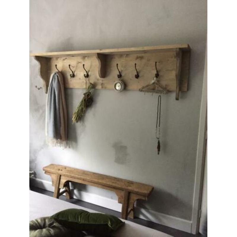 Wandplank- regaal- 180cm - stoer steigerhout