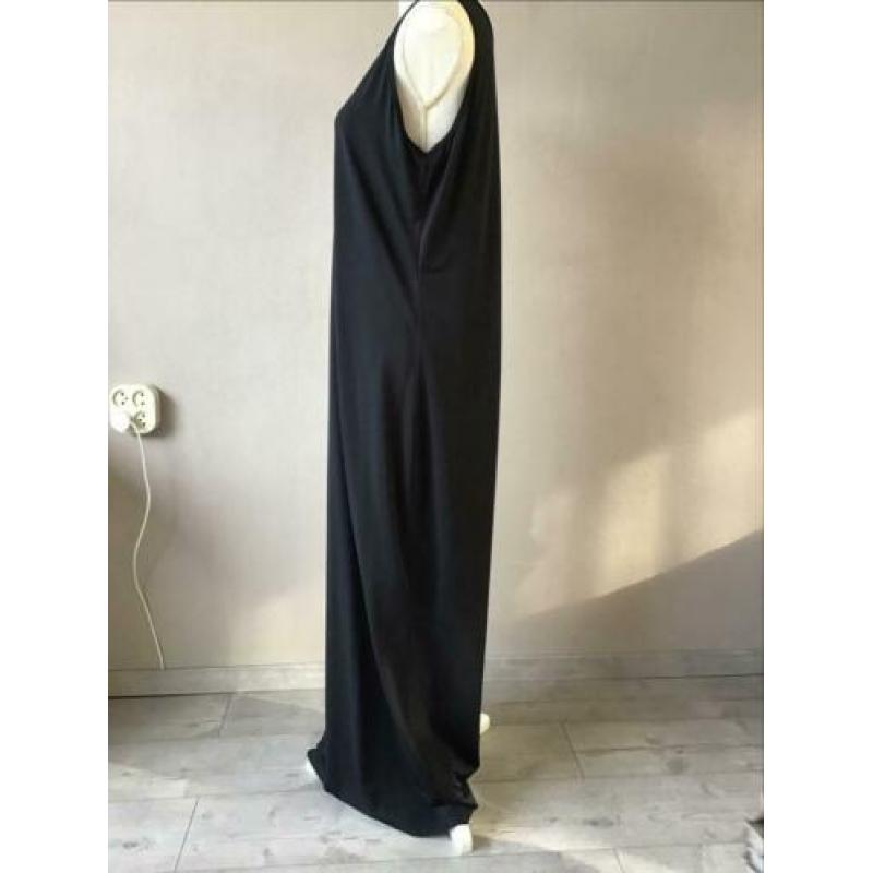 Rimini lange zwarte jurk maat XL/XL1, zgan