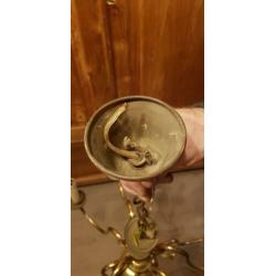 Kroonluchter messing kleur