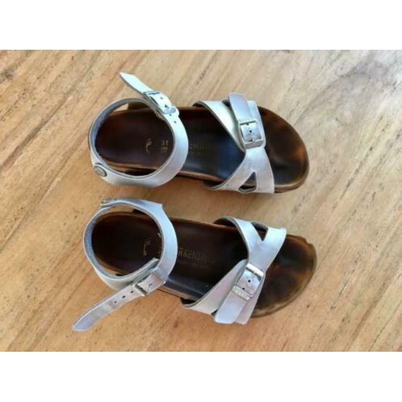 Birkenstock maat 31, zilvergrijs