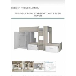 Stapelbed Trasman Pino
