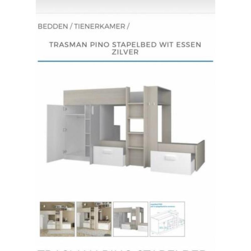 Stapelbed Trasman Pino