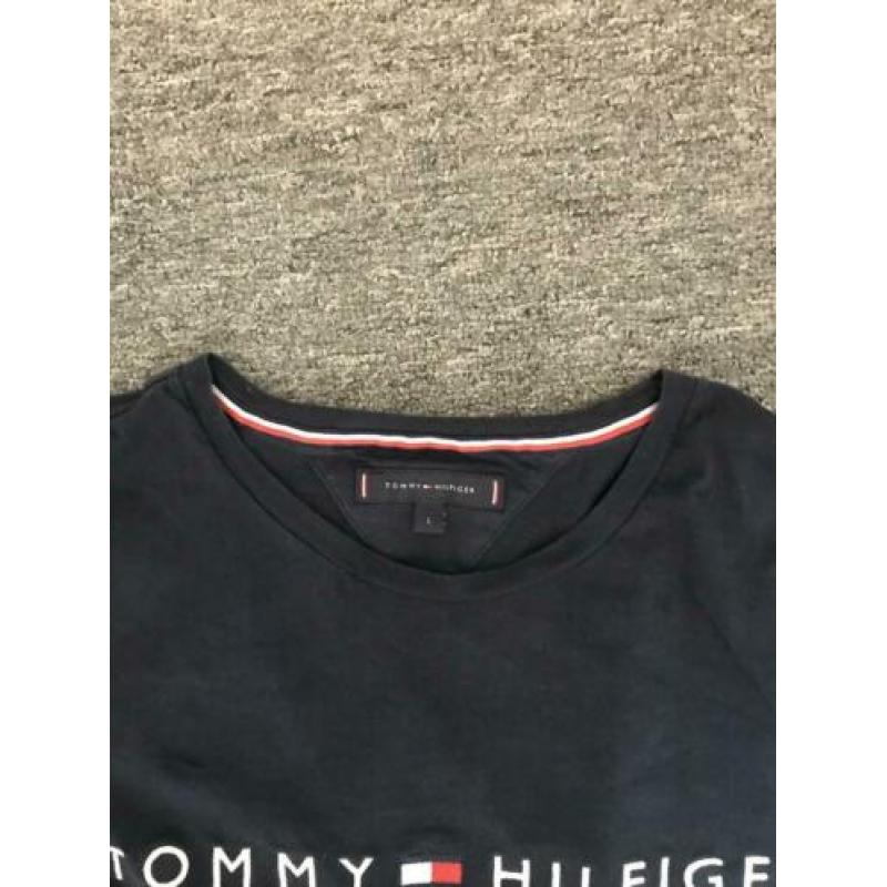 Tommy hilfiger shirt L donkerblauw