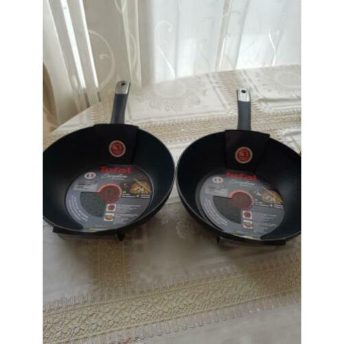 Tefal wok pannen nieuw