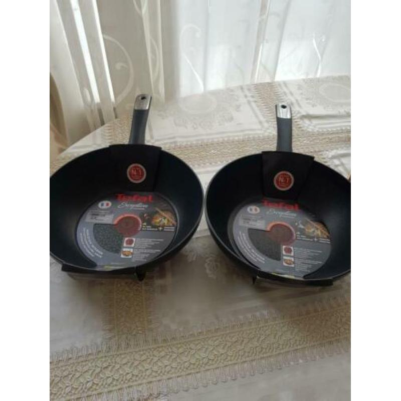 Tefal wok pannen nieuw