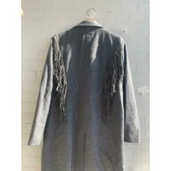 Religion Grijs wollen dames jas maat S/10/38