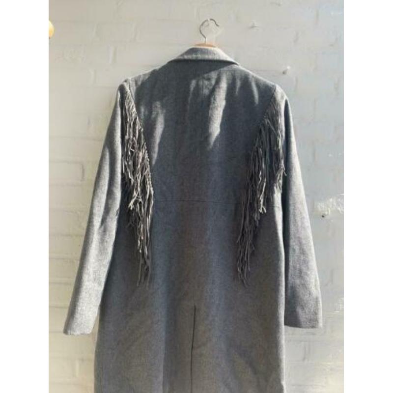 Religion Grijs wollen dames jas maat S/10/38