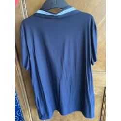 Penn & Ink polo blouse maat 42 donker blauw