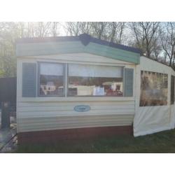 Te koop stacaravan op camping ronostrand in Een.