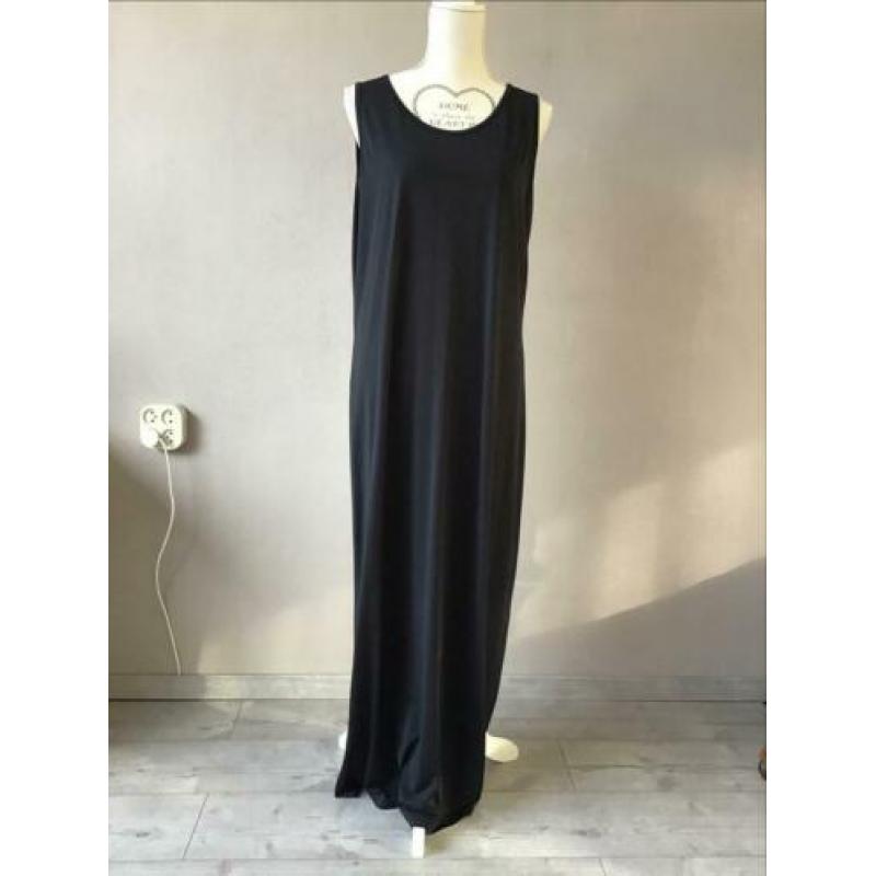 Rimini lange zwarte jurk maat XL/XL1, zgan