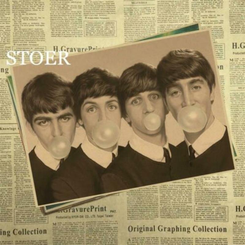 the Beatles poster HELP Abbey Road Let It be Revolver cd lp