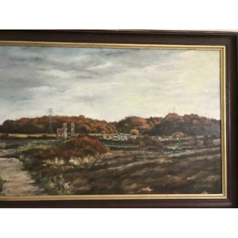 Prachtig olieverf schilderij H.Dohmen (gesigneerd)form.40x60