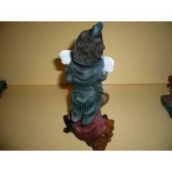 Mie18> clown 19 cm van dipinto a mano italy