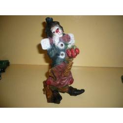 Mie18> clown 19 cm van dipinto a mano italy