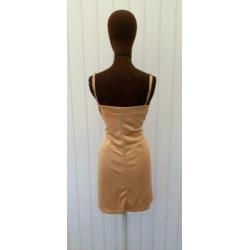 H&M gouden zomerjurk jurk maat 40 M jurkje summer dress