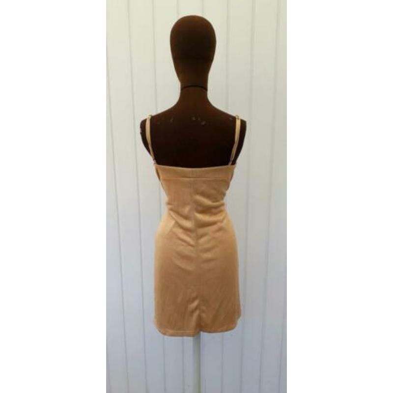 H&M gouden zomerjurk jurk maat 40 M jurkje summer dress