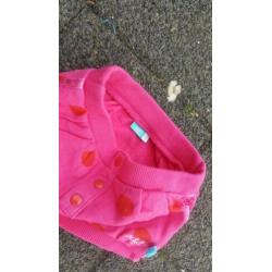Lief - fuchsia roze rok maat 62