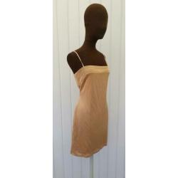 H&M gouden zomerjurk jurk maat 40 M jurkje summer dress