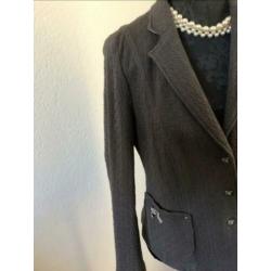 Apanage blazer maat 40/42 taupe