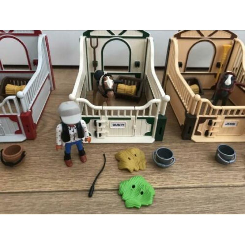 Playmobil 6 paardenstallen 5107 5108 5109 5110 5111 5112