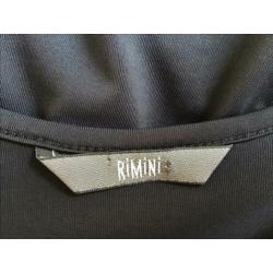 Rimini lange zwarte jurk maat XL/XL1, zgan