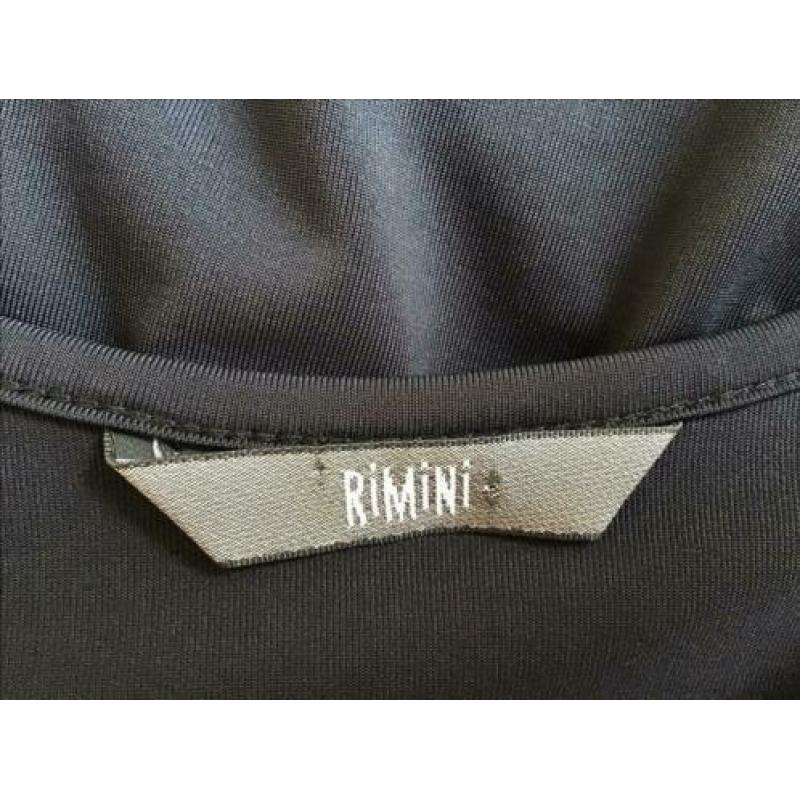 Rimini lange zwarte jurk maat XL/XL1, zgan