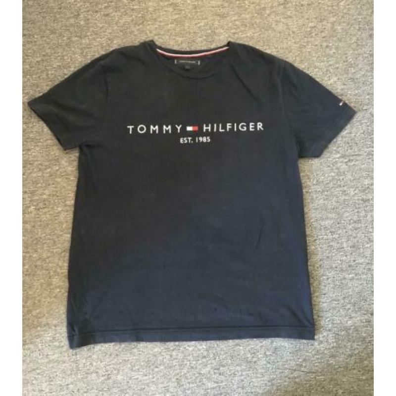 Tommy hilfiger shirt L donkerblauw