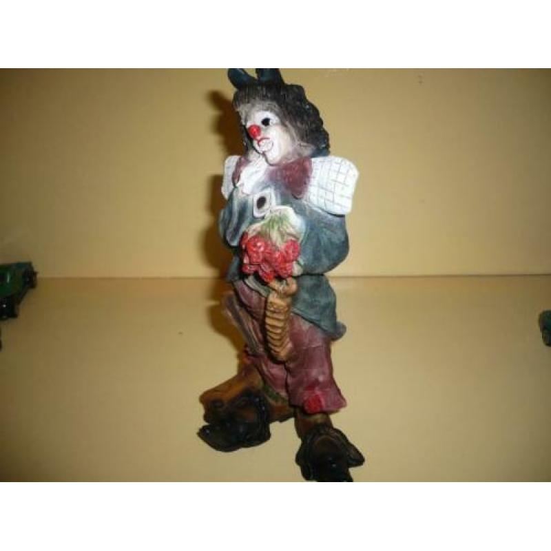 Mie18> clown 19 cm van dipinto a mano italy