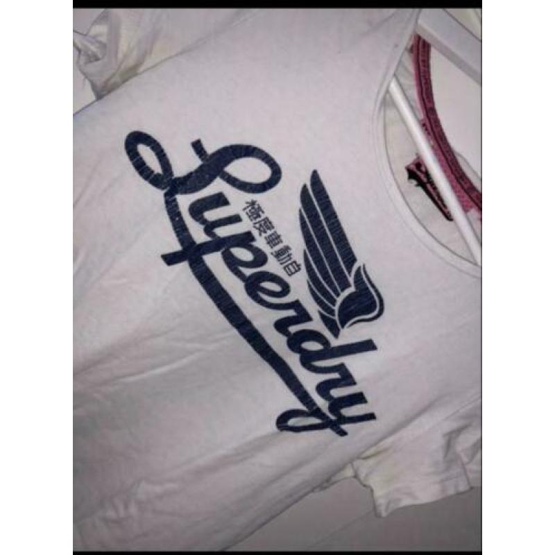 mooi wit shirt superdry