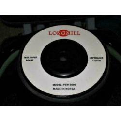 LONGMILL sumo series / 15" subwoofer, P coated cone. kapton