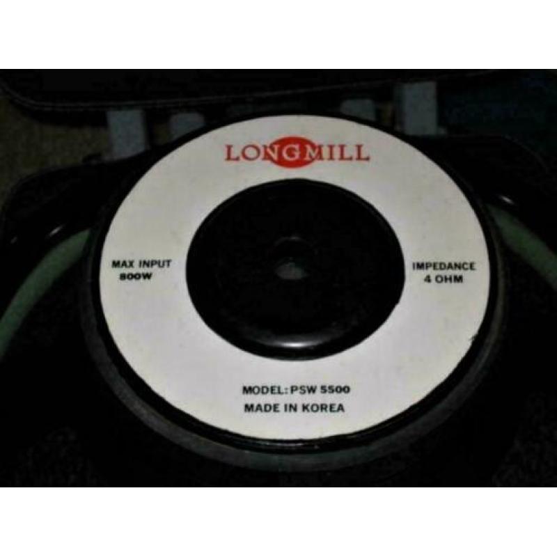 LONGMILL sumo series / 15" subwoofer, P coated cone. kapton