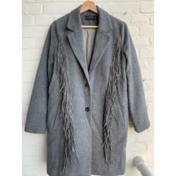 Religion Grijs wollen dames jas maat S/10/38
