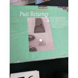 Star case battery operated putt returner met putter