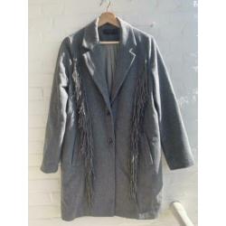 Religion Grijs wollen dames jas maat S/10/38