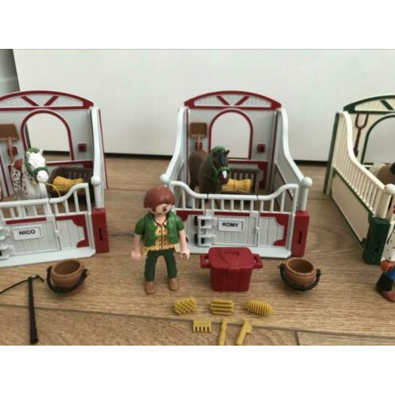 Playmobil 6 paardenstallen 5107 5108 5109 5110 5111 5112