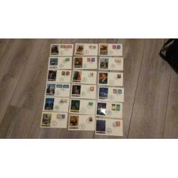 Duitsland,63 stuks 1 e dagsenveloppen