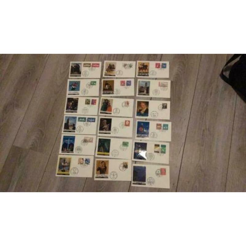 Duitsland,63 stuks 1 e dagsenveloppen