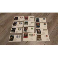 Duitsland,63 stuks 1 e dagsenveloppen
