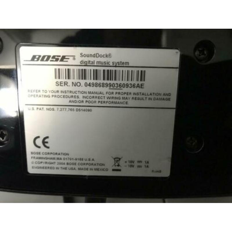 Bose sounddock met Ipod