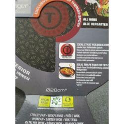 Tefal wok pannen nieuw