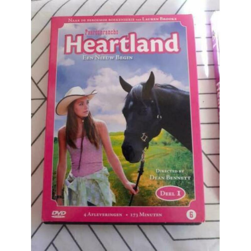 3 dvd's voor een paardenmeisje 'heartland'