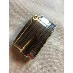 aansteker varaflame”Ronsa”,in stoffen hoesje,retro