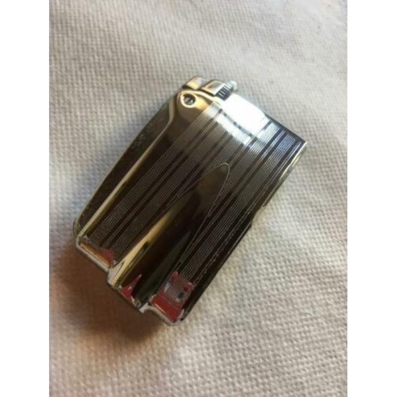 aansteker varaflame”Ronsa”,in stoffen hoesje,retro