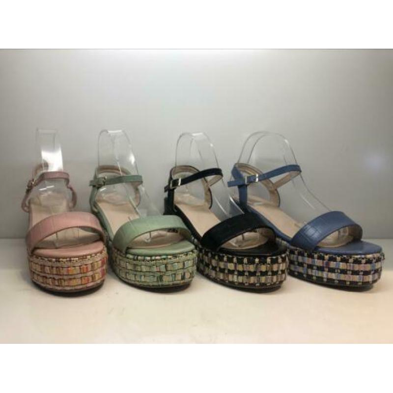 Plateau sandalen verschillende kleuren 36 tot 41 50%korting!