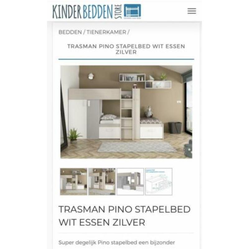 Stapelbed Trasman Pino