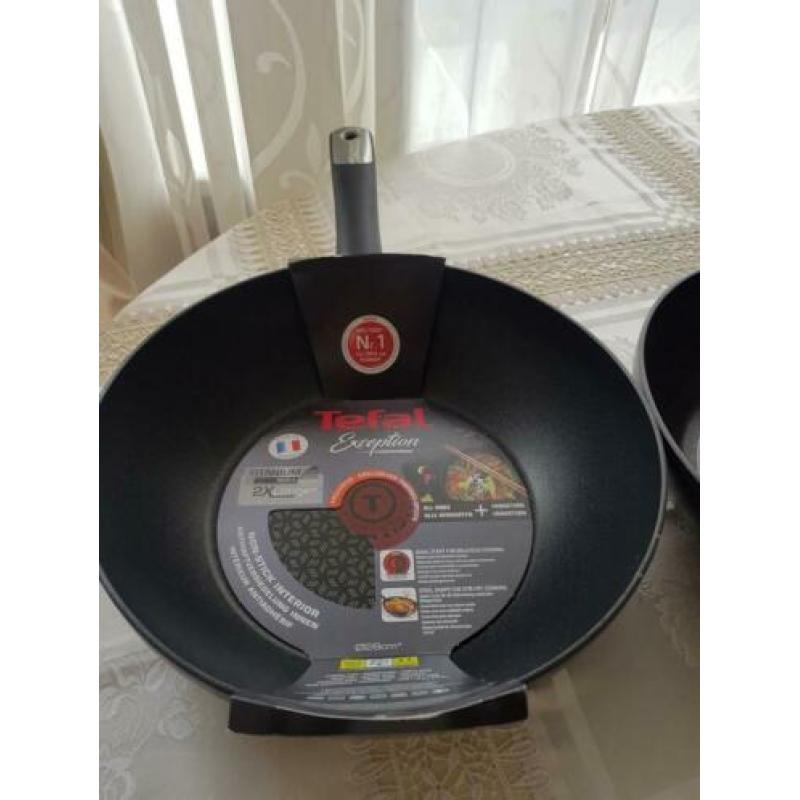 Tefal wok pannen nieuw