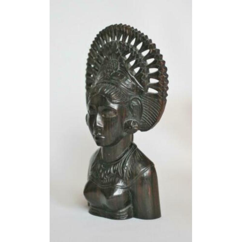 Buste Djanger Danseres Bali Coromandel hout