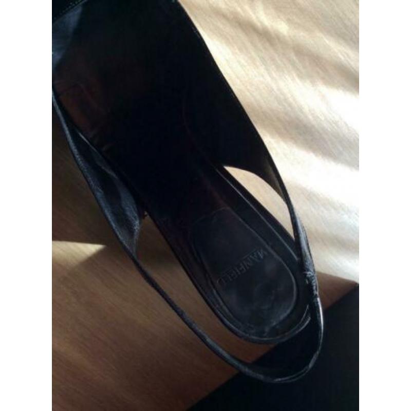 Elegante leren pumps maat 40