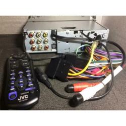 JVC radio cd mp3 aux USB afstandsbediening