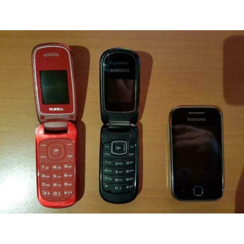 3x mobiele telefoon